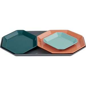 Elaborado con detalles intrincados y una elegante bandeja organizadora de metal de color esmalte es tan práctico como hermoso - Product Image 2