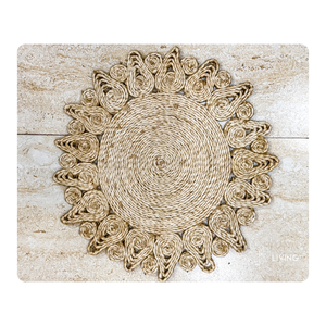 Jute Braided Handmade Placemats for Dining <b>Table</b> Decor Eco Friendly Natural Coasters for Home and Restaurant Use - Product Image 1