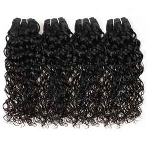 Vente en gros Date 13x4 Transparent Dentelle Frontale Perruques 12A SDD Densité 350% Pixie Perruque Bouclée pour les Femmes Longue Longueur Couleur Naturelle - Product Image 1