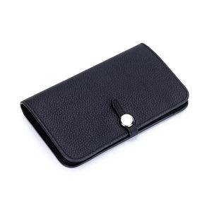 Moda señoras cremallera larga teléfono celular embrague monedero Casual carteras mujer cuero tarjeta cartera para mujer - Product Image 6