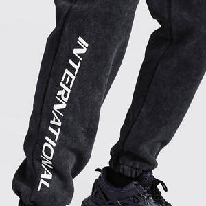 Vente en gros d'un fabricant d'articles frais Survêtement délavé à l'acide Vêtements décontractés Produit tendance Survêtement de sérigraphie pour hommes - Product Image 6