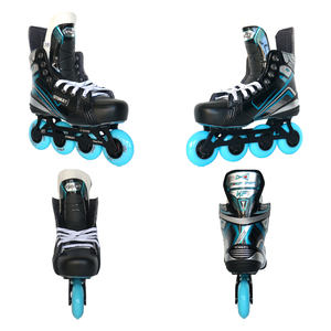 <span class=keywords><strong>Patines</strong></span> de hockey en línea ajustables de alta calidad al mejor precio al por mayor, con marcos Hi-Lo, ruedas 76A y <span class=keywords><strong>rodamientos</strong></span> ABEC-9 <span class=keywords><strong>para</strong></span> hockey en línea. - Product Image 3
