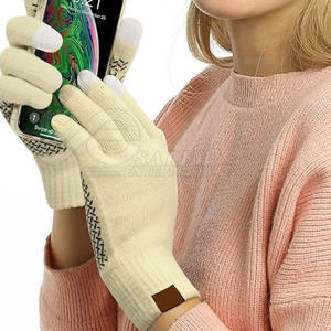 Venta directa de fábrica Precio al por mayor Guantes de invierno de alta calidad Último diseño Servicio OEM Impreso Cálido Transpirable Al Aire Libre Diario - Product Image 3