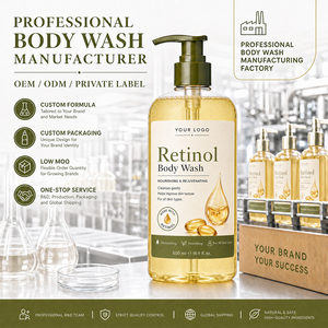 Gel Douche Liquide au Rétinol OEM ODM Marque Privée Nourrissant Anti-Âge Rajeunissant Exfoliant Hydratant - Product Image 1