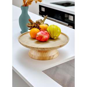 Natura 28x10 cm Footed Service in <b>Bamboo</b> Elegant <b>Wooden</b> <b>Vase</b> - Product Image 1