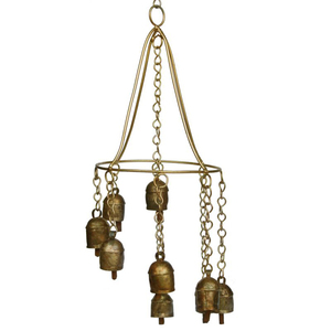 กระดิ่งลมเหล็กดัดพร้อมระฆังโลหะ - Product Image 4