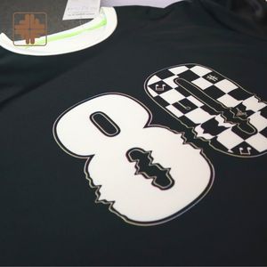 Camiseta de Hombre de Tejido de Punto Reciclado Ecológico Personalizada con Patrón de Letras e Impresión Digital - Product Image 3