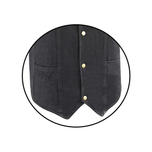 Nuevo Chaleco de cuero de calidad Premium 100%, Chaleco de cuero de estilo occidental estándar para hombre, chaleco de prendas de vestir - Product Image 4