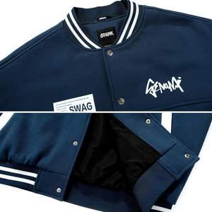 Chaqueta Varsity para hombre, chaqueta de béisbol universitaria, chaqueta de béisbol Bomber informal con letras, chaqueta Vintage ajustada - Product Image 4