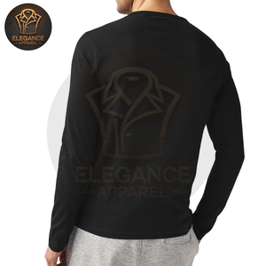 Black Anti-Wrinkle Autumn Breathable OEM ODM Service Premium Quality Adult Long Sleeve <b>Shirts</b> - Product Image 6