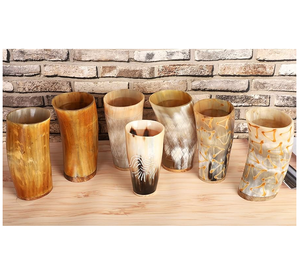 100% véritable corne de buffle verre Vodka Shot 60ml 120ml tasse pour vin et bière verre de corne de buffle prix de gros - Product Image 2