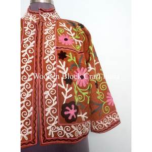 Chaqueta Bordada en Oferta, Chaqueta Cotrise Hecha a Mano para Mujer, Ropa de Playa Bohemia, Ropa Elegante para Festivales, Regalo Único para Ella, Talla Única - Product Image 2