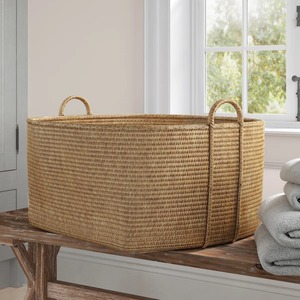 Rattan Decorative <b>Basket</b> Handmade Storage <b>Basket</b> Wholesale eco-friendly Made in Viet Nam - Product Image 6