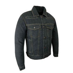 แจ็กเก็ตยีนส์ผู้ชายสำหรับฤดูหนาวพร้อมโลโก้ด้านหน้า - Product Image 1