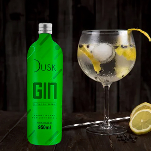 Gin Distillé Premium de Haute Qualité Dusk 5x Filtré 950ml 40% ABV Saveurs Botaniques Riches Parfum Floral Vente en Gros Bouteille en Verre - Product Image 5