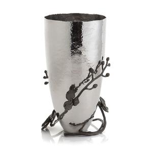 Macetas de hierro y metal de mejor diseño con acabado dorado martillado, florero y macetas de aluminio de estilo costero. - Product Image 4