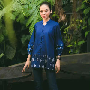 Blouse batik femme vêtements traditionnels indonésiens - Product Image 1