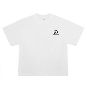 T-shirt court blanc lourd hommes 250 GSM coton homme T-shirt sérigraphie graphique Boxy Dtg impression t-shirt - Product Image 1