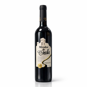 Mirador de Castilla, Vino Tinto Tempranillo, 100% Tempranillo, 13.13.5% ABV, Vino Tinto Español, 750 ml - Product Image 1