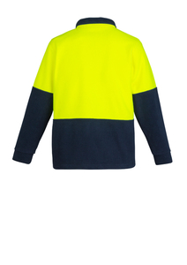 Veste pull-over à fermeture éclair haute visibilité à manches longues unisexe Vêtements de travail pour hommes avec vêtements de sécurité réfléchissants bicolores - Product Image 4