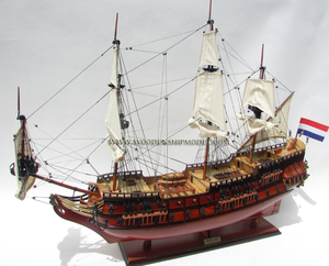 FRIESLAND <b>WOODEN</b> OLD SHIP <b>MODEL</b> / HANDICRAFT <b>MODEL</b> SHIP - Product Image 3