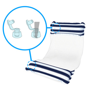 Inflatable Water Hammock <strong>Float</strong> (MT-H03) Adult Pool Hammock <strong>Float</strong> With Dual Air Chambers Thick PVC Material - Product Image 4