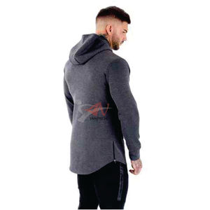 เสื้อฮู้ดดี้พิมพ์ลายโลโก้คุณภาพสูงสำหรับผู้ชาย กันน้ำ กันยับ ผลิตจากวัสดุยืดหยุ่นแบบกำหนดเองได้ - Product Image 1