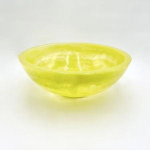 CUENCO DE RESINA SEGURO PARA LOS ALIMENTOS Único Ligero y cuenco Diseño brillante Cuenco de resina para servir Cocina hecha a mano para el hogar y el jardín - Product Image 1