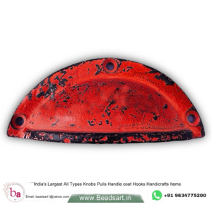 Poignée de meuble de couleur rouge vieilli moderne et poignées de bouton pour commode armoire de cuisine chambre à coucher armoire du fournisseur mondial - Product Image 1