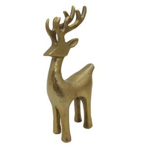 รูปปั้นกวางเรนเดียร์ทำด้วยมือทำจากอลูมิเนียมตกแต่งในร่มกลางแจ้งดีไซน์แบบอเมริกันสำหรับตกแต่งเทศกาลคริสต์มาส - Product Image 6