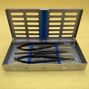 Portaagujas Castroviejo 3 Tc, Tijeras, Pinzas, Negro, 18 cm, Instrumentos Quirúrgicos Dentales, Microcirugía, Acero Inoxidable Duradero - Product Image 2