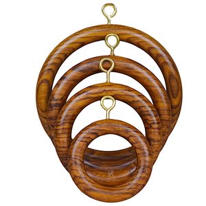 Decorative <b>Wooden</b> <b>Curtain</b> <b>Rings</b> Beautifully Crafted for a Refined Touch Brown Color Available in cheap Price - Product Image 6