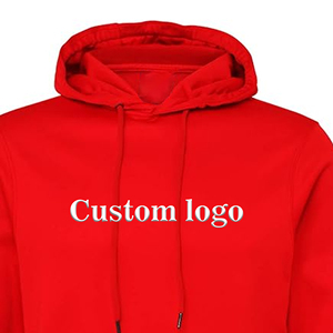 Bulk Custom High Quality Men's Fleece Fabric Cotton / <b>Polyester</b> Hoodies Men's Embossed Print Pocket Pullover <b>Hoodie</b> - Product Image 2