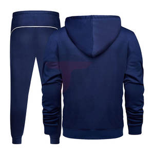 Ensembles de survêtements d'hiver pour hommes de haute qualité du fabricant pakistanais grande taille respirant léger 100% coton motif solide OEM - Product Image 2