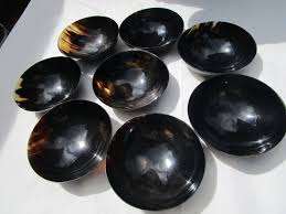 Bol de service en corne au design moderne avec salade en corne/nouilles/soupe bol en corne pour la maison et la cuisine pour un bénéfice sain au meilleur prix - Product Image 4