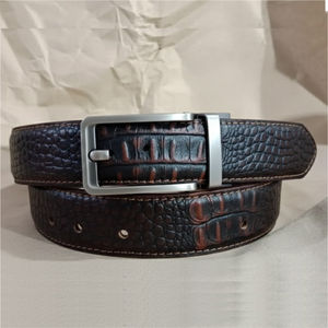 Cinturón de Cuero Vacuno con Hebilla de Hierro Casual para Hombre al Mejor Precio, Cinturones de Cuero Genuino Personalizables - Product Image 4