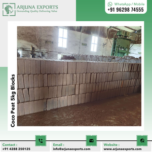 100% Natural Quality Coco Coconut Peat 5kg <b>Block</b>/ <b>Coir</b> Pith 5kg Bricks for Home Gardeners - Product Image 3