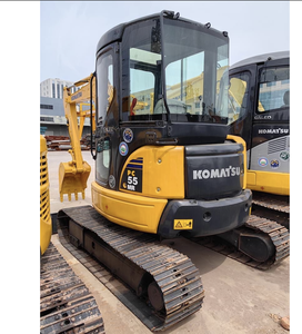 Excavatrice industrielle d'occasion de 5 tonnes, mini-excavatrice Komatsu Pc55 d'occasion à vendre - Product Image 5