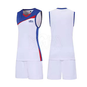 New Design Customizable Comfortable Polyester Quick Dry Breathable Volleyball Uniform Set Unisex Adult High Quality Fashionable - Product Image 1