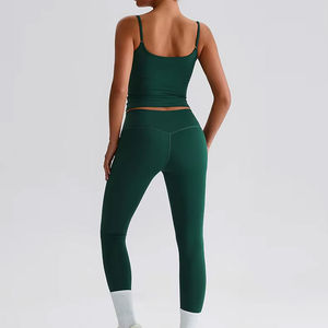Se Aceptan Conjuntos de Yoga Personalizados para Mujer, Conjunto de Yoga para Mujer, Ropa Deportiva para Gimnasio, Última Llegada, Conjunto de Yoga de Primera Calidad para Mujer - Product Image 3
