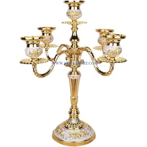 Ensemble de 3 candélabres de décoration de table en verre transparent de qualité supérieure de différentes tailles - Product Image 6