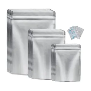 Foray Design Personnalisé Comestibles Stand Up Pochette À Fermeture Éclair Feuille D'aluminium Ruban Mylar Ziplock Mylar Sacs Avec Absorbeurs D'oxygène