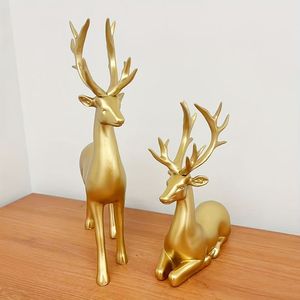 Juego de 2 esculturas de arte animal para decoración de hogares y jardines, escultura de animales, artes directas del fabricante y exportador - Product Image 2