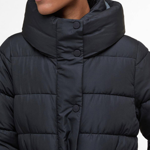 Chaqueta de Plumón Moderna para Mujer, Tejido Suave al Tacto, Ropa de Abrigo de Invierno, Chaqueta de Plumón Larga Informal y Acogedora con Tejido Aislante - Product Image 4