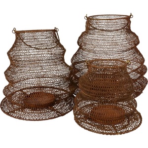 Bougeoirs élégants en métal de forme géométrique pour une décoration intérieure moderne et audacieuse pour les mariages et Noël - Product Image 2