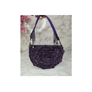 Femmes à la main broderie strass Vintage pochette soirée sac à main sac à bandoulière sacs à main pour mariage bal fête - Product Image 1