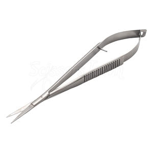 Tijera profesional de resorte para cejas de acero inoxidable para recortar y dar forma a las cejas con herramienta de aseo de precisión - Product Image 1