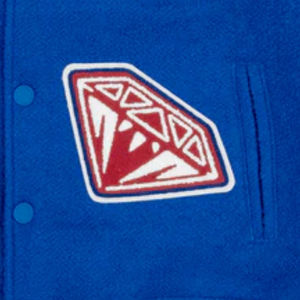 Veste en laine de qualité supérieure avec manches en cuir PU pour hommes Veste Bomber brodée en chenille Veste de baseball grande taille - Product Image 5