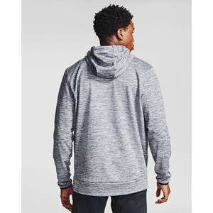 Sweat à capuche gris bicolore de qualité supérieure avec fermeture éclair |   Veste streetwear à empiècements contrastés, poids lourd |   Vêtements d'extérieur en polaire personnalisés avec étiquette privée - Product Image 3