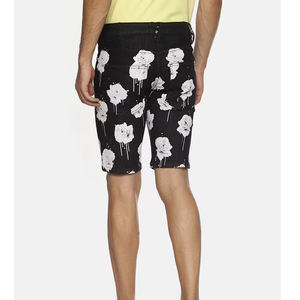 Short de sport imprimé pour hommes High Street Hot Selling Digital Printed Cotton Polyester Men confort, short à taille élastique - Product Image 2